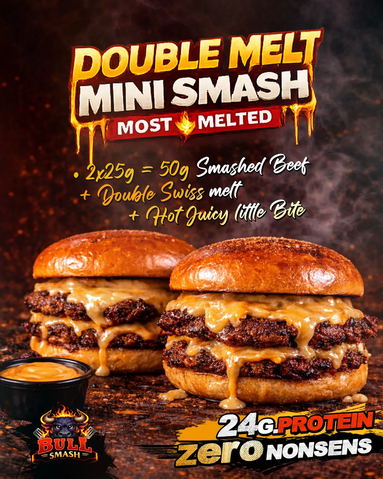 Mini Double Melt Smash